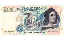500.000 Lire Raffaello