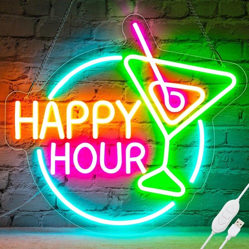 Insegna happy hour - insegna, led