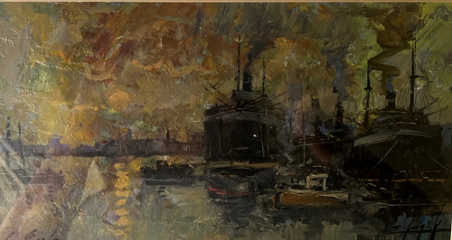 Dipinto olio firmato di - dipinto,