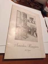 amedeo ruggiero 30 opere galleria russo 1959 Cataloghino Mostra 