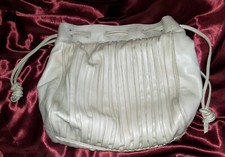 GIORGIO ARMANI Borsa Vintage in Pelle Beige Autentica Tracolla