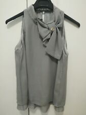 Top cerimonia grigio simil Elisabetta Franchi