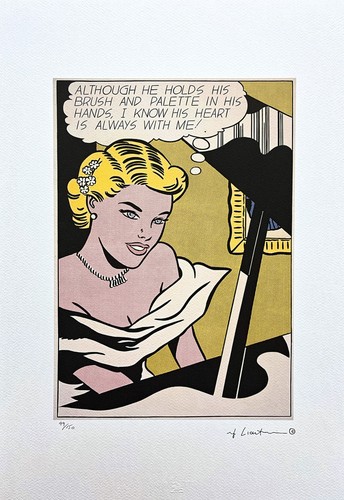 Roy lichtenstein ragazza - lichtenstein,