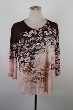 KRIZIA PER TE MAGLIA DONNA TG. M WOMAN CASUAL VINTAGE T-SHIRT  TOP CANOTTA