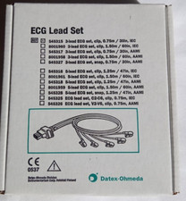 GE-DATEX OHMEDA SET DI CAVI ECG 3 DERIVAZIONI, REF 545315 CLIP 0,75M - ORIGINALE