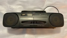 Stereo vintage Samsung W-274, AM/FM, doppia cassetta, anno 1993 — MOLTO RARO!
