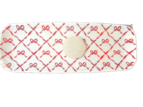 Set piatti shabby chic - chic, rosso