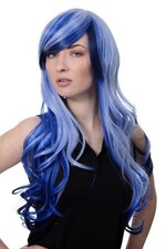 Parrucca cosplay emo blu - parrucca,