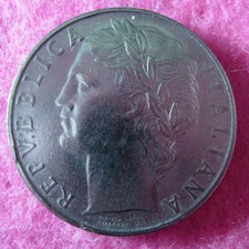 ITALIA 100 LIRE MINERVA 1955