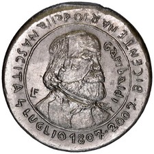 Medaglia Giuseppe Garibaldi Bicentenario della Nascita, 2007, Trafila in Romagna
