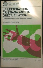 LA LETTERATURA CRISTIANA
