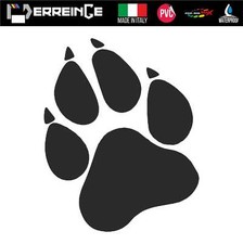 Sticker paw dog cat imprint - sticker,