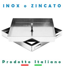 POZZETTO - CHIUSINO PORTA PAVIMENTO - inox o zincato - TIPO LEGGERO