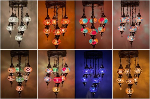 Lampada sospensione mosaico - lampada,