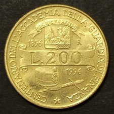 200 LIRE 1996 FDC UNC