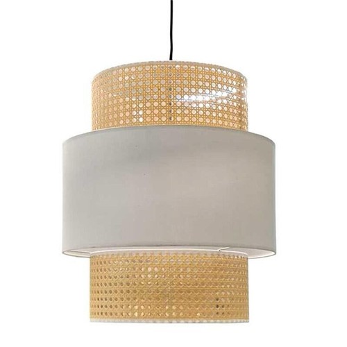 Lampadario vimini x 44 - lampadario,