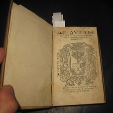 1528 Flavio Giuseppe Antiquitatum Iudaicarum libri XI - XX  Judaica Gesù Pilato
