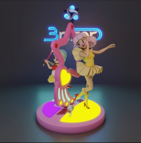 Art action figures 3d - art,
