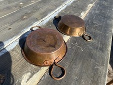 Due Pentolini  in rame antica