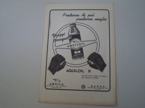 Advertising pubblicità 1952 - advertising,