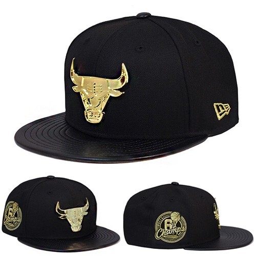 Cappello snapback nero chicago - snapback,