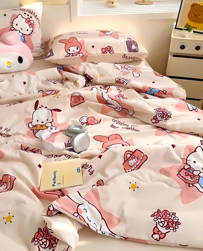Trapuntino letto sanrio hello - trapuntino,