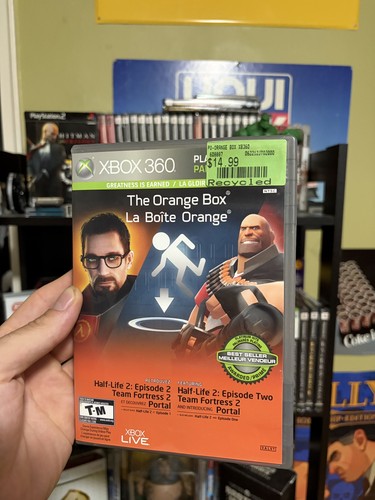 Xbox 360 the orange - orange, half