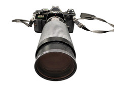 Canon AE-1 Schwarz mit Tamron