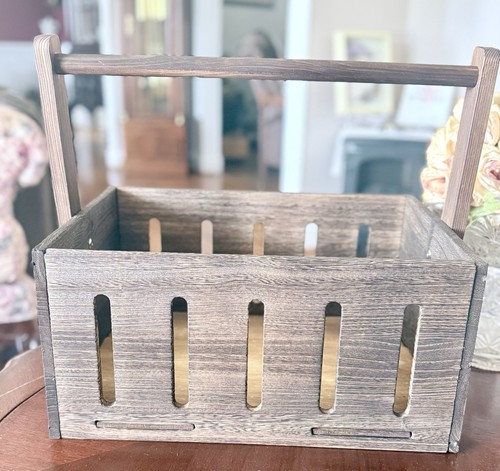 Cassa legno con - in, manico