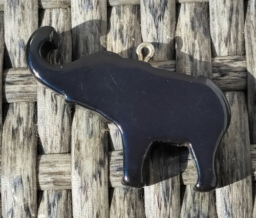 Ciondolo elefante bachelite - ciondolo,