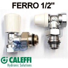 CALEFFI - Valvola detentore a squadra attacco ferro 1/2''