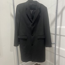 ZARA Man Grey Overcoat Jacket