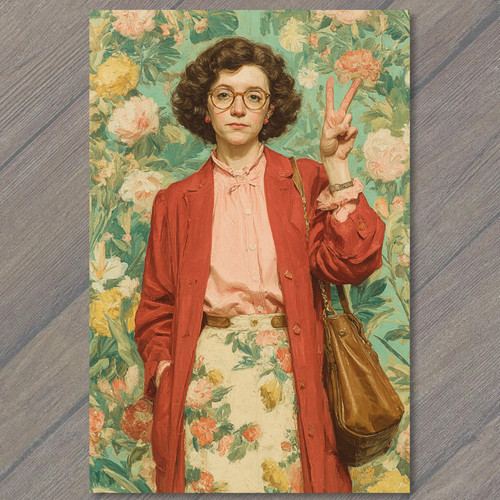 Stampa artistica donna