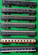 Convoglio internazionale FS+DB N°7 vetture (Lima H0) made in Italy