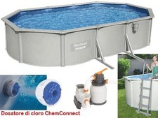 PISCINE PISCINA RIGIDA HYDRIUM CM. 500x360x120h BESTWAY 56586 CON ACCESSORI