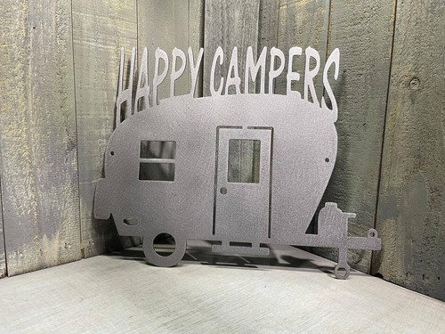 Insegna metallo happy - insegna, 18"