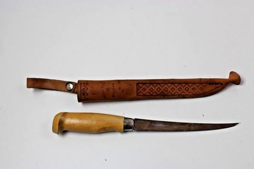 Vecchio coltello sfilettare - vecchio, a