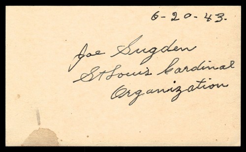 Carta indice firmata joe - firmata,