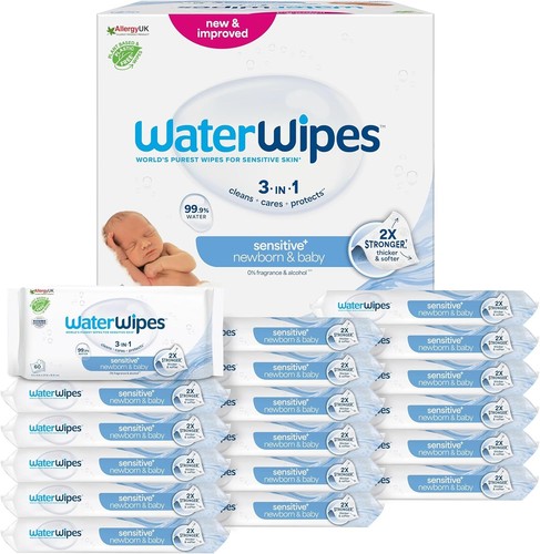 Waterwipes sensitive newborn - waterwipes, sensitive+