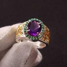 Anello In Argento Placcato Oro