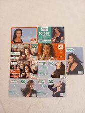 Lotto di 9 Schede per ricarica