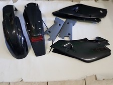 KIT PLASTICHE HUSQVARNA CR WR 125 250 2000 2001 2002 2003 2004 5 PZ LED NERO