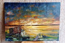 "Ultima Luce" 2020 quadro 70 x 50 Olio su Tela di Devincenzi Giancarlo