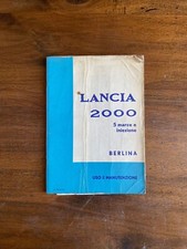 Uso e Manutenzione - Lancia 2000