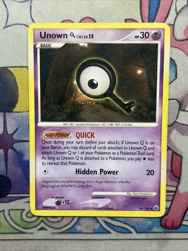 Unown 100 pokemon - 49/100,