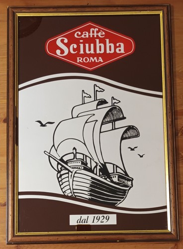 Specchio pubblicitario caffè - pubblicitario,