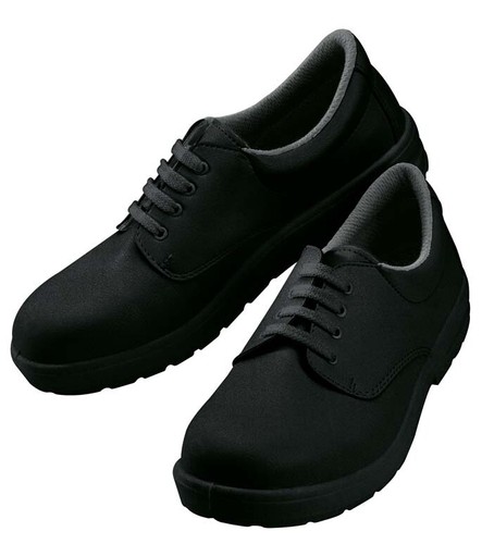 Scarpa cuoco con lacci nera - cuoco,