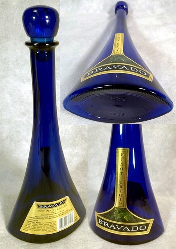 Vintage blu cobal - blu, vetro