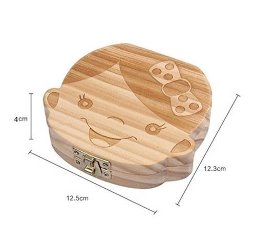 Porta dentini legno ricordi - porta,