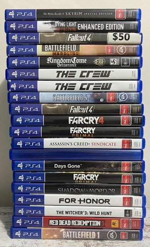 Ps4 games inventory vendor - games,